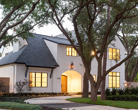 Contemporary English Tudor inspired home